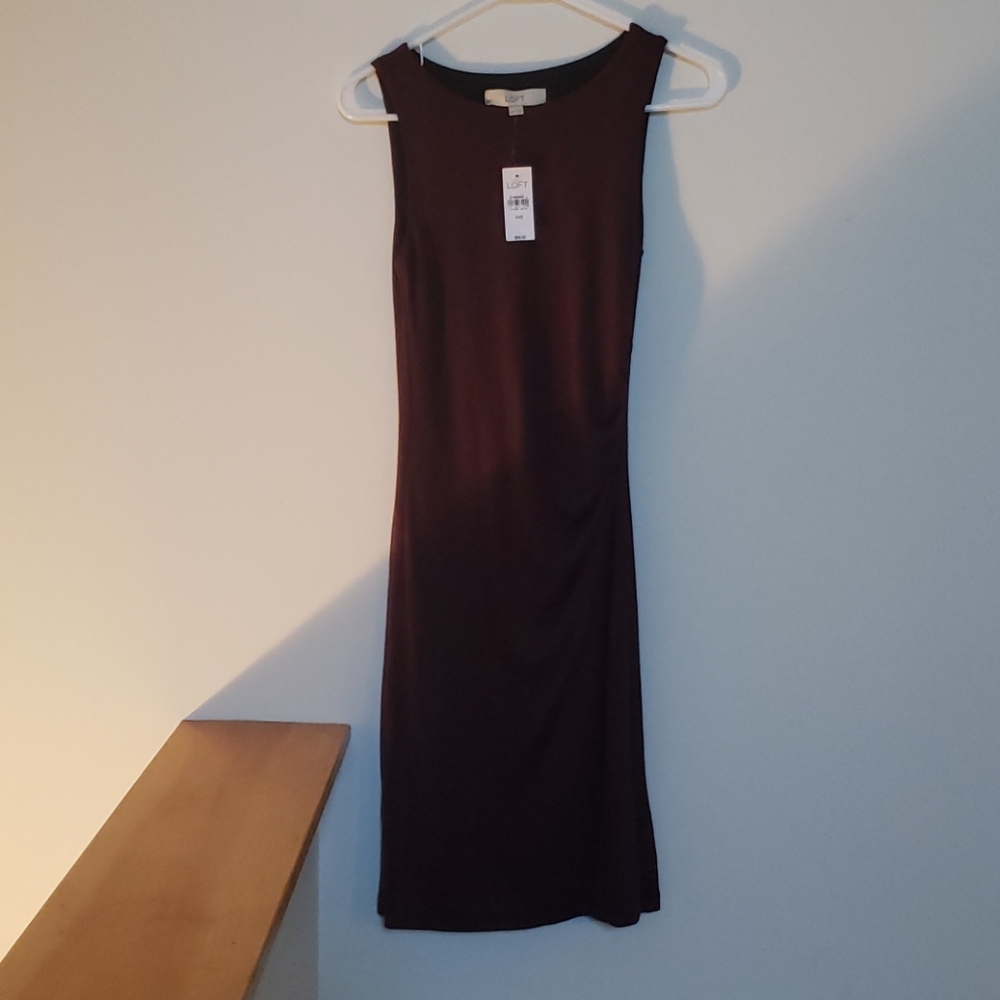 BNWT-Loft fitted knitted tank style dress
